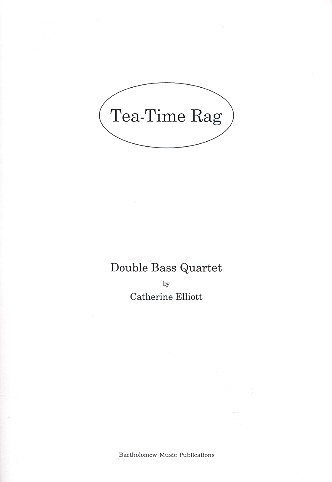 Tea Time Rag for 4 double basses