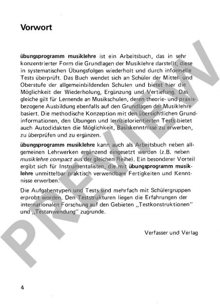 Arbeitsbuch Übungsprogramm Musiklehre Compact