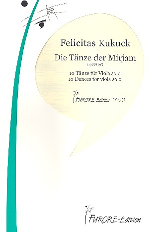 Die Tänze der Mirjam für Viola solo