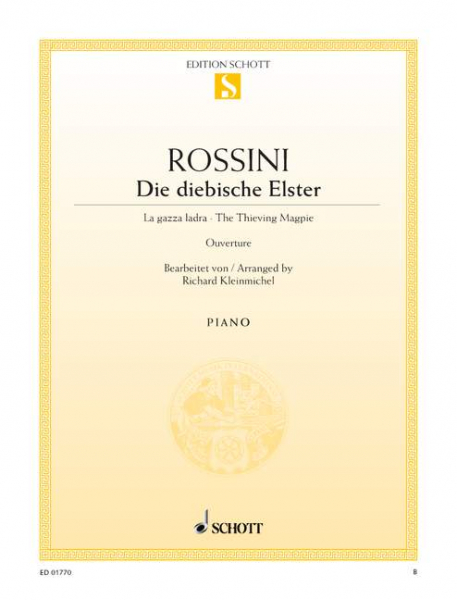 Die diebische Elster Ouvertüre für Klavier