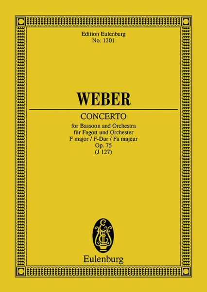 Konzert F-Dur op.75 für Fagott und Orchester
