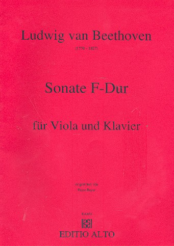 Sonate F-Dur op.17 für Viola und Klavier