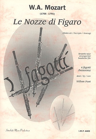 Le Nozze di Figaro für 4 Fagotte