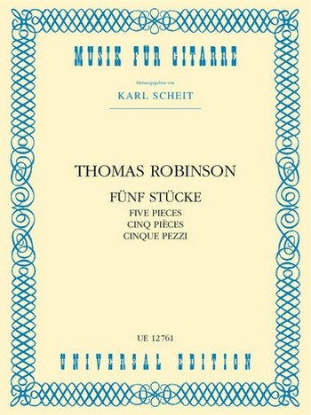 5 Stücke für Gitarre