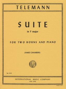 Suite F major for 2 horns in F and piano