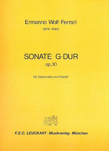 Sonate G-Dur op.30 für Violoncello und Klavier