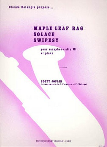 3 PIECES POUR SAXOPHONE ALTO ET PIANO