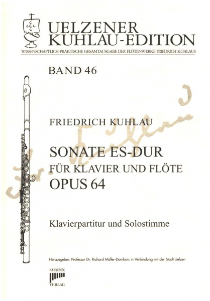 Sonate Es-Dur op.64 für Flöte und Klavier