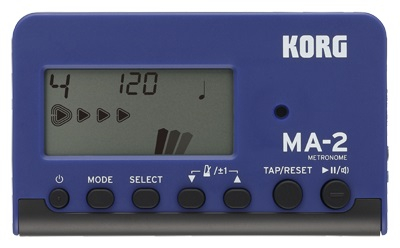Korg MA-2 black/blue DigitalMetronom mit Ohrhöreranschluss, Display, Speaker - Bild 2