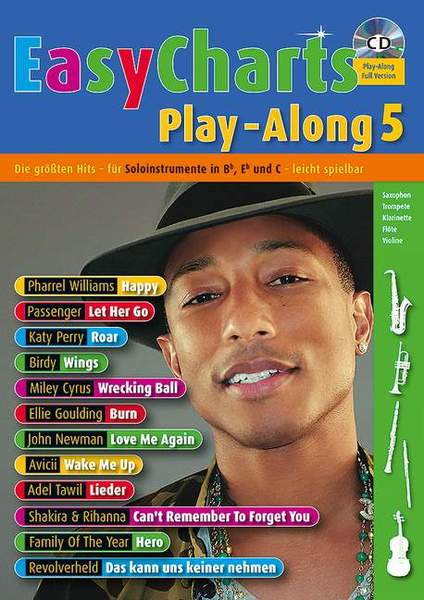 Spielbuch Instrumente Easy Charts Playalong 5