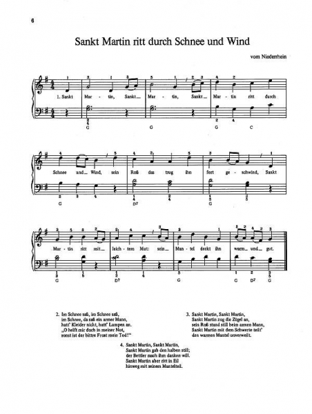 Lieder rund um Weihnachten Von St. Martin bis Dreikönige