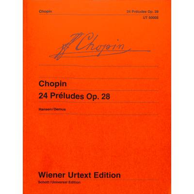 Spielstücke für Klavier 24 Preludes op 28