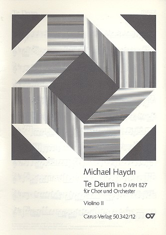 Te Deum D-Dur MH827 für gem Chor, Orchester und Orgel