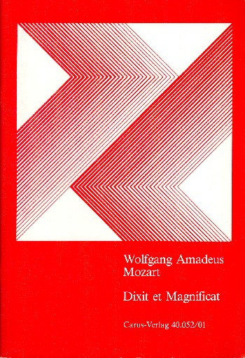 Dixit et Magnificat KV193 für Soli (SATB), Chor und Orchester