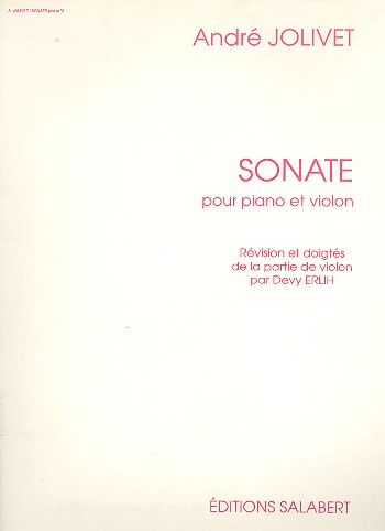 Sonate pour violon et piano