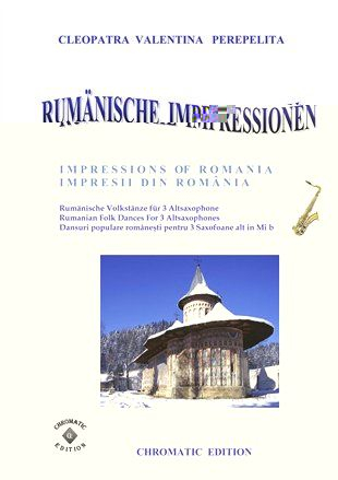 Rumänische Impressionen für 3 Altsaxophone Spielpartitur