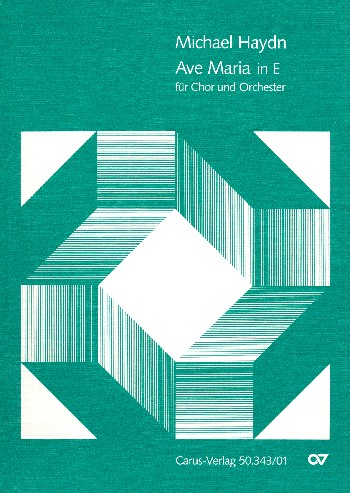 Ave Maria in E MH382 für gem Chor und Orchester