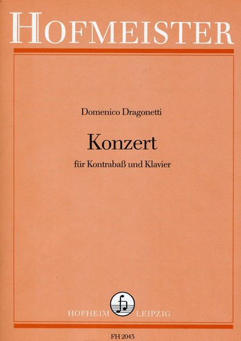 Konzert A-Dur für Kontrabaß und Orchester für Kontrabaß