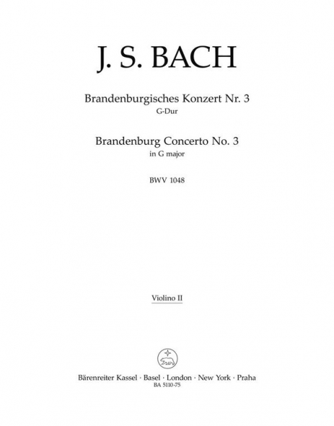 Brandenburgisches Konzert G-Dur Nr.3 BWV1048