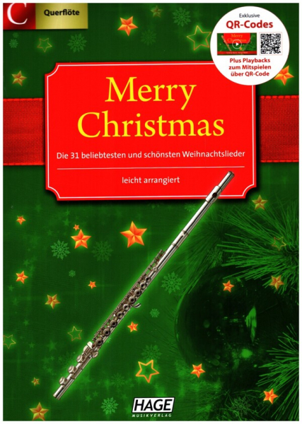 Weihnachtsbuch Querflöte Merry Christmas
