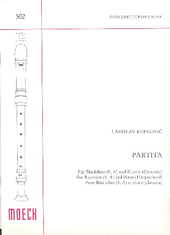 Partita für Blockflöte (SA) und Klavier