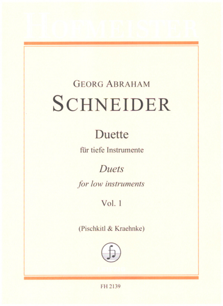 Duette Band 1 für tiefe Instrumente (Fagott, Violoncello, Kontrabässe)