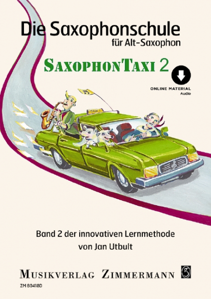 Saxophontaxi Band 2 (+Online Audio) für Altsaxophon