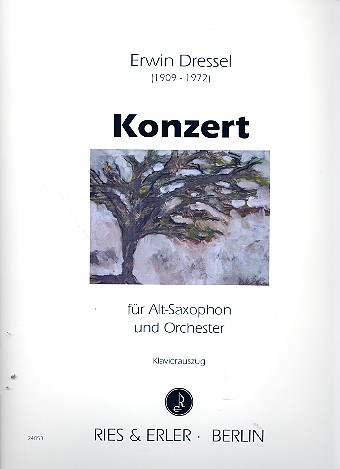 Konzert für Altsaxophon und Orchester für Altsaxophon und Klavier