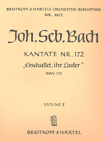 Erschallet ihr Lieder Kantate Nr.172 BWV172