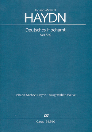 Deutsches Hochamt MH560 für Soli, gem Chor und Orchester