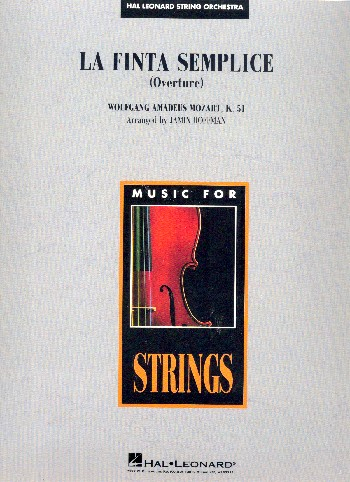 La finta semplice Overture for string orchestra