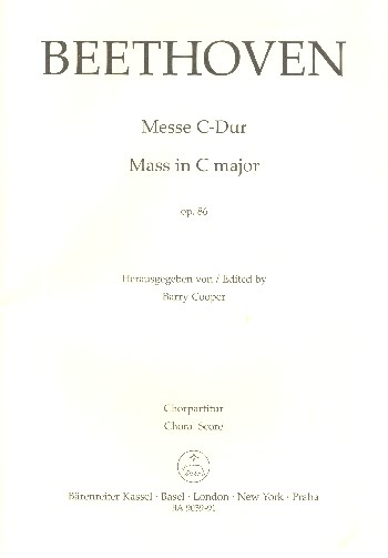 Messe C-Dur op.86 für Soli, gem Chor und Orchester