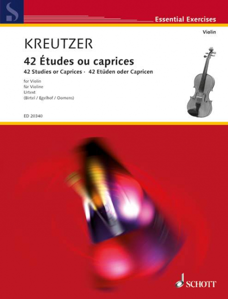 42 Études ou caprices für Violine
