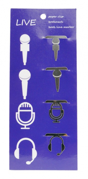 Klammer Mikrofone Edelstahl 20 x 25 mm (Set mit 4 Stück)
