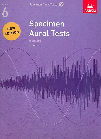 Specimen Aural Tests Grade 6 2011 (+CD)