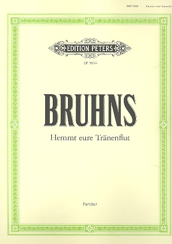 Hemmt eure Tränenflut Madrigal für gem Chor und Orchester
