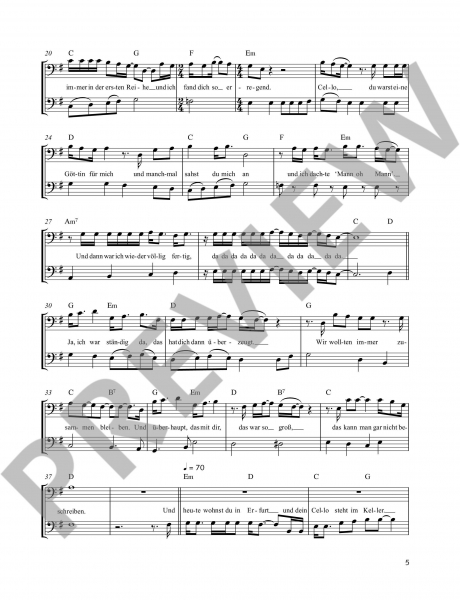 Spielband für Cello Pop for Cello 3