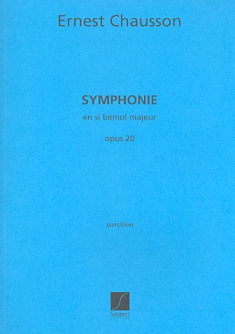 Symphonie B-Dur op.20 für Orchester