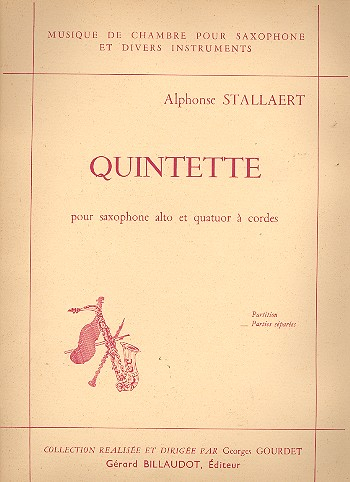 Quintette pour saxophone alto, 2 violons, alto et violoncelle