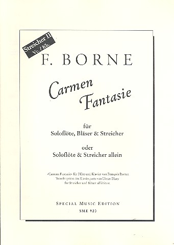 Carmen-Fantasie für Flöte und Streicher (Bläser ad lib)