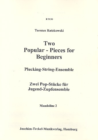 2 popular Pieces for Beginners für Zupforchester