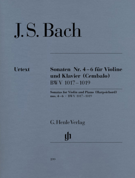 Sonaten Nr.4-6 BWV1017-1019 für Violine und Klavier
