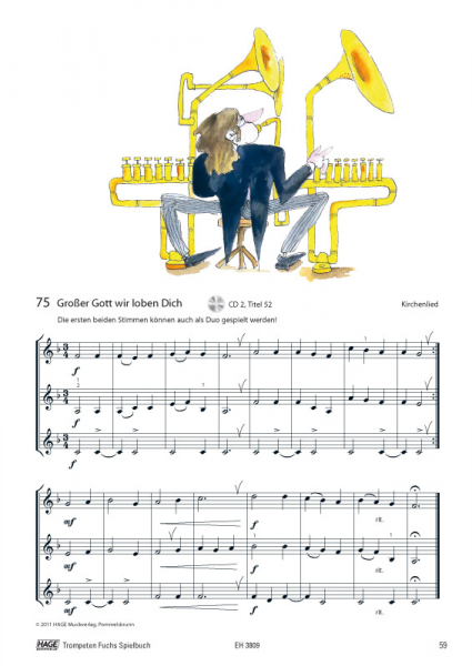 Spielband für Trompete Trompetenfuchs Spielbuch