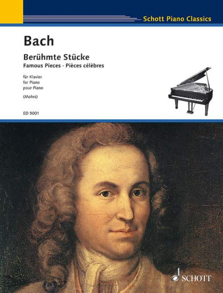 Spielstücke für Klavier Bach - Berühmte Stücke