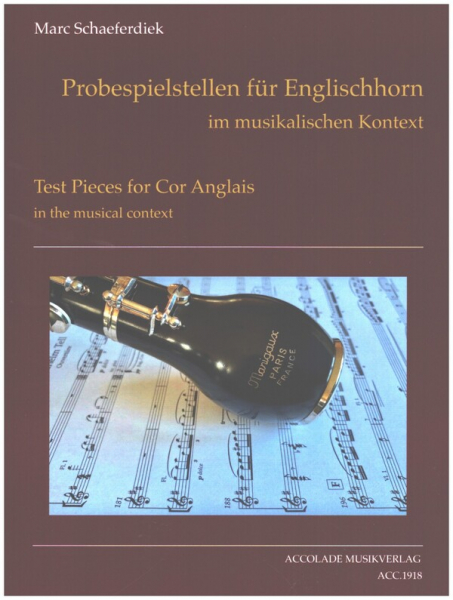 Probespielstellen im musikalischen Kontext für Englischhorn (Cor Anglais)