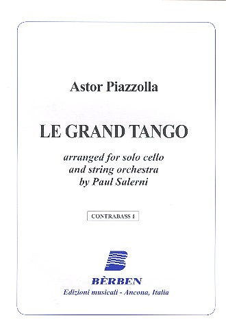 Le grand Tango for cello and string orchestra