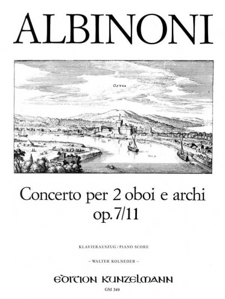 Concerto D-Dur op.7,11 für 2 Oboen und Streichorchester
