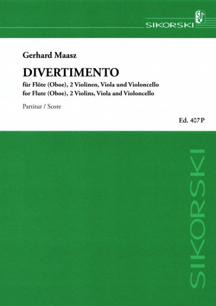 Divertimento für Flöte (Oboe), 2 Violinen, Viola und Violoncello
