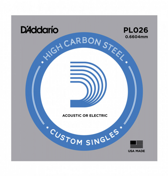 Einzelsaite D´Addario Acoustic/Electric PL026