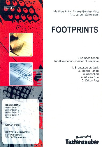 Footprints für Akkordeonorchester
